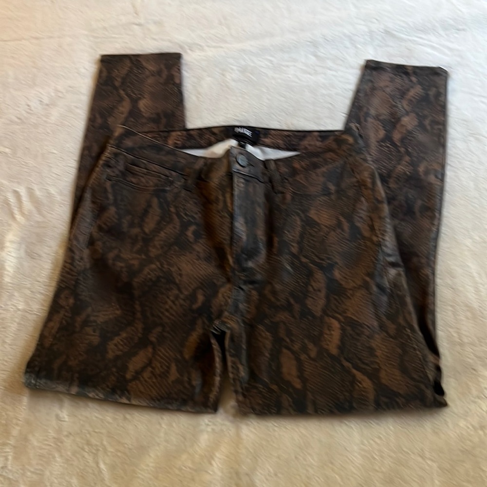 EUC Paige coated denim jeans size 30